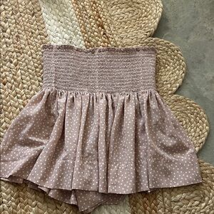 Koch Polka Dot Smocked skort